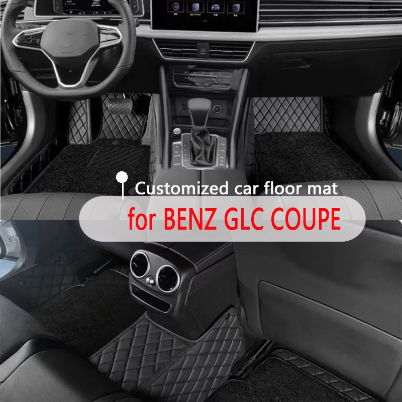 Custom Car floor mats for BENZ GLC COUPE SUV X253 C253 2017 2018 2019 2020