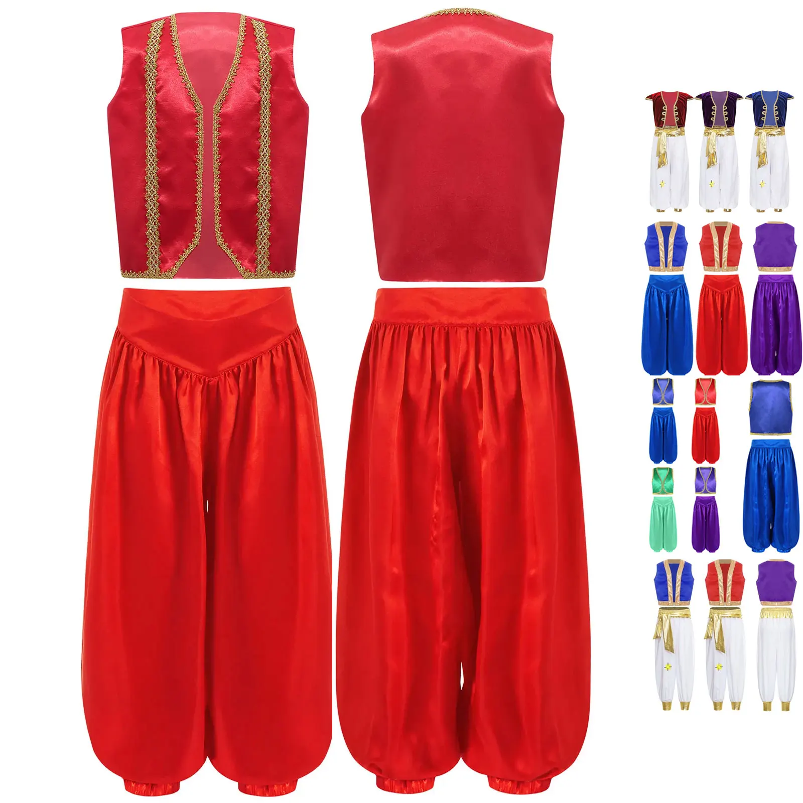 

Kids Arabian Prince Cosplay Costume Boy Tradition India Arab Prince Dress Up Children Halloween Masquerade Carnival Party Outfit