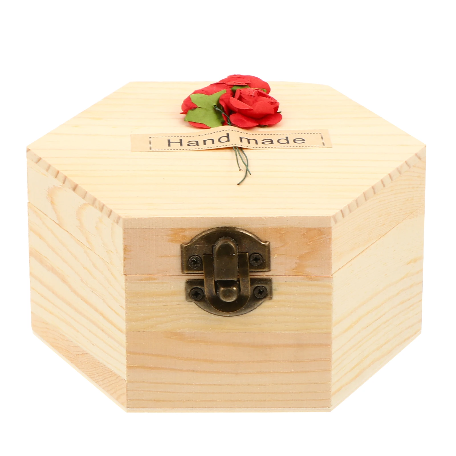 

Artificial Flower Gift Box Lasting Wood Box Decorative Home Party Mothers Day Gift Soap Bouquet Festival Present for Women