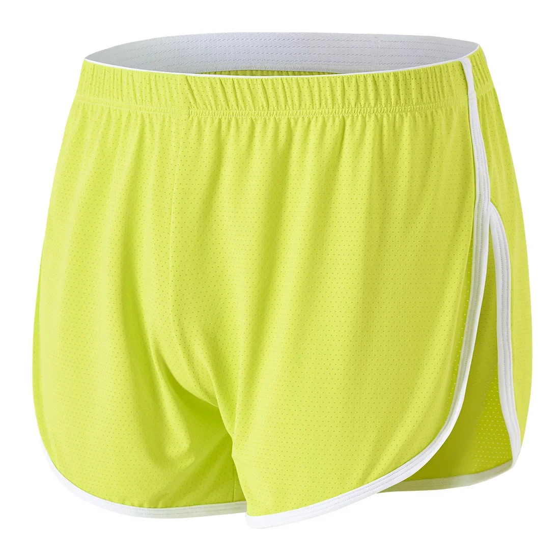 Jinshi Mens Boxer Briefs Shorts Side Split Loose Underwear SleepWear Comfort Breathable Boxers Briefs