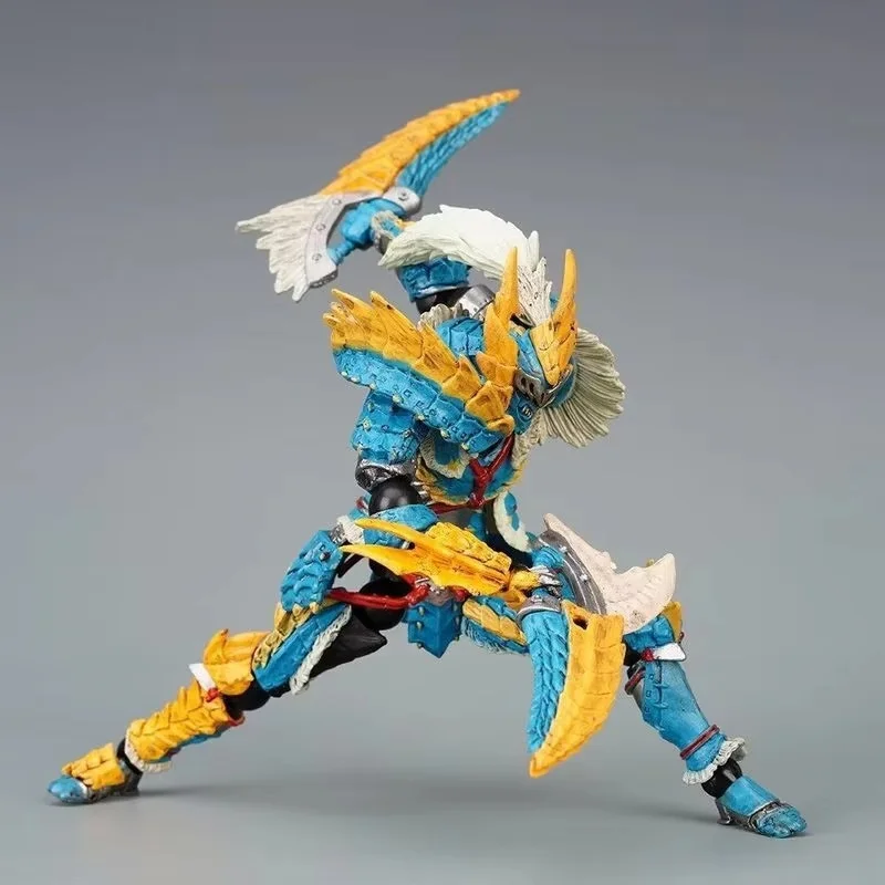 Anime Monsterhunter Lioleus Zinogre Gelede Actiefiguren Mecha Model Kit Desktop Ornament Pop Jongen Speelgoed Gift Collectible