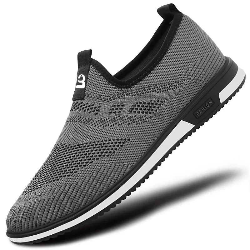 2023Sneakers Men Breathable Mesh Lightweight Casual Shoes Comfortable Soft Bottom Flats Slip on Men Shoes Zapatillas Hombre