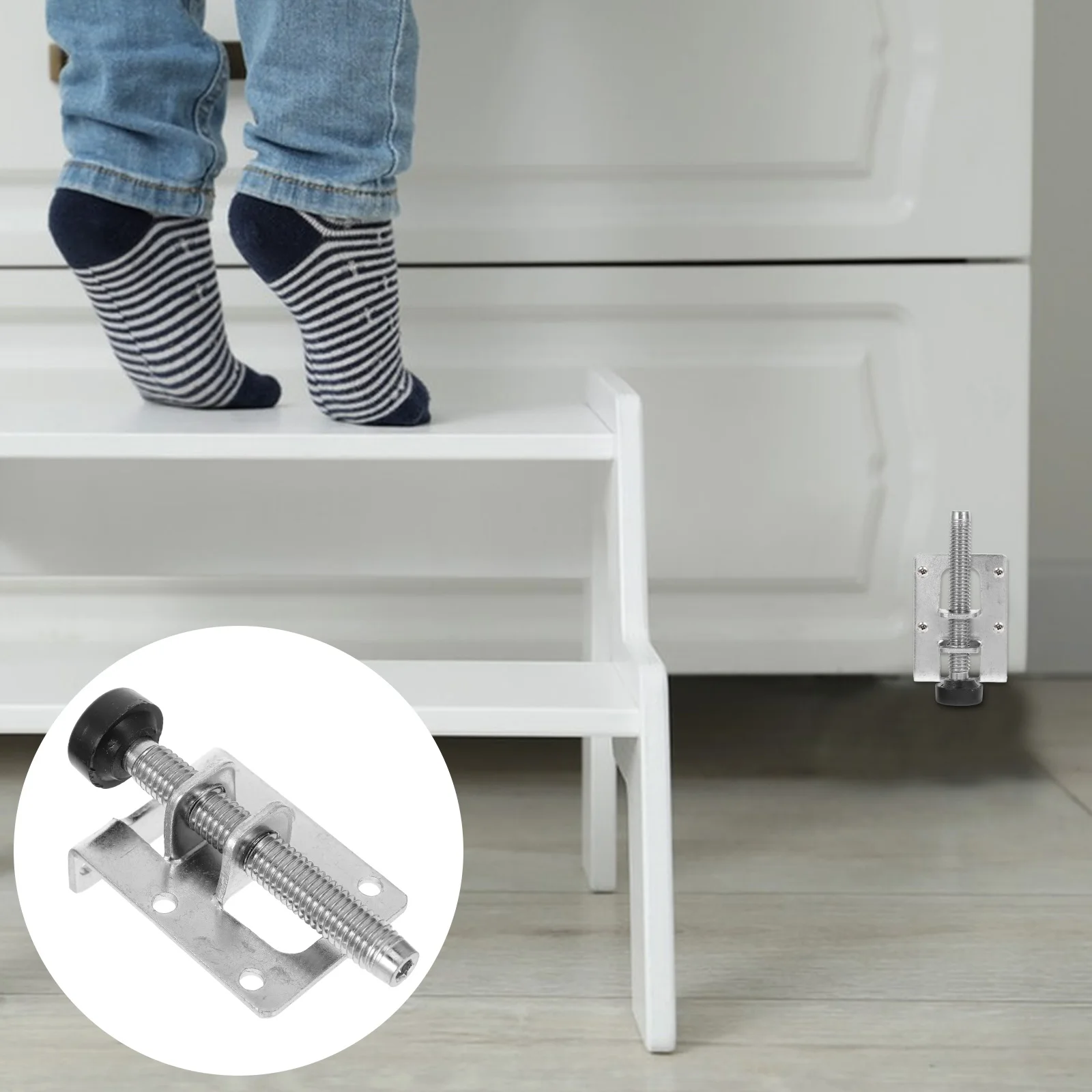 

Heavy Duty Adjustable Furniture Leveling Feet Anti Skid Support Pads For Tables Chairs Cabinets Side Mount Floor 4Pcs