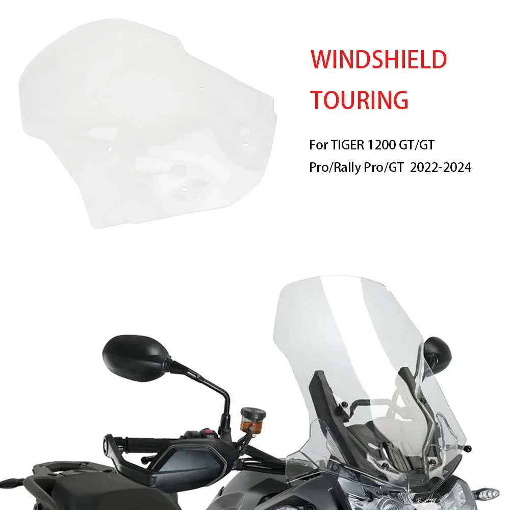 

NEW Front Screen Wind Shield WindScreen Protector For TIGER 1200 GT/GT Pro/Rally Pro/GT Explorer Tiger1200 Rally Explorer