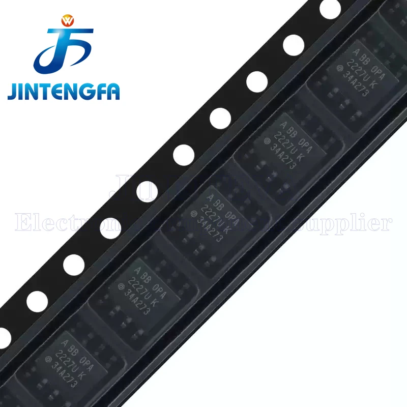 5PCS OPA2227UA OPA2227U OPA2227 OPA2227UK SOIC-8 SMD OPA2227UA/2K5 High-precision low-noise operational amplifier IC