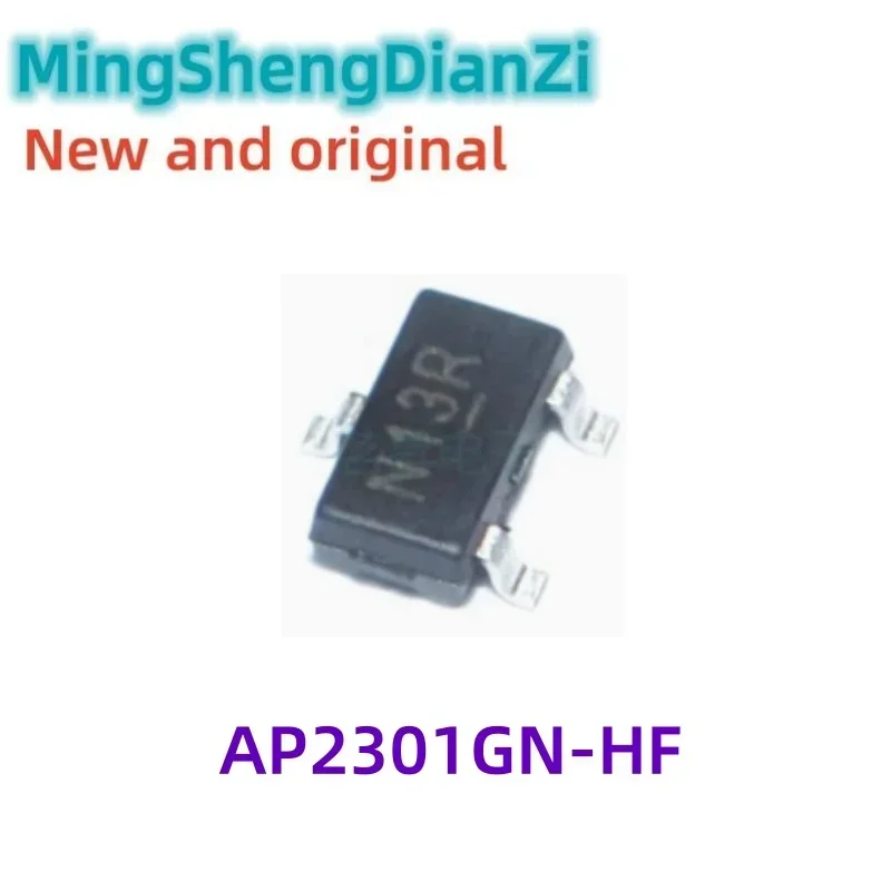 100PCS Brand new AP2301GN-HF Silkscreen N1 SOT23 SMD transistor N-channel MOS tube field effect tube component