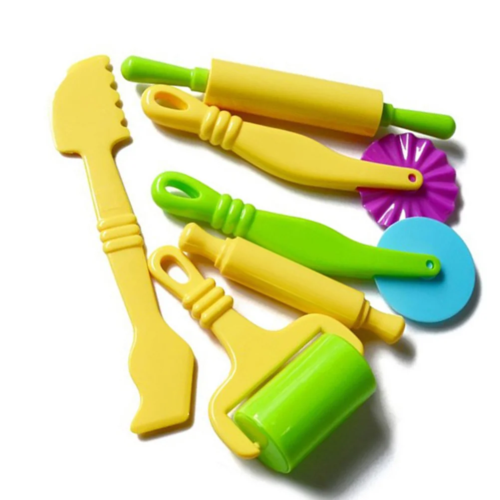 Ensemble d'outils en pâte à modeler pour enfants, jeu créatif, développement éducatif avec extrudeuse de moule, couleurs vives, couleur aléatoire, 32 pièces