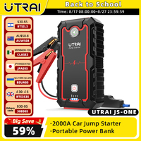 UTRAI Jump Starter Power Bank 2000A /1000A Portable Car Battery Starter For 12V Car Emergency Booster Starter Starting Device