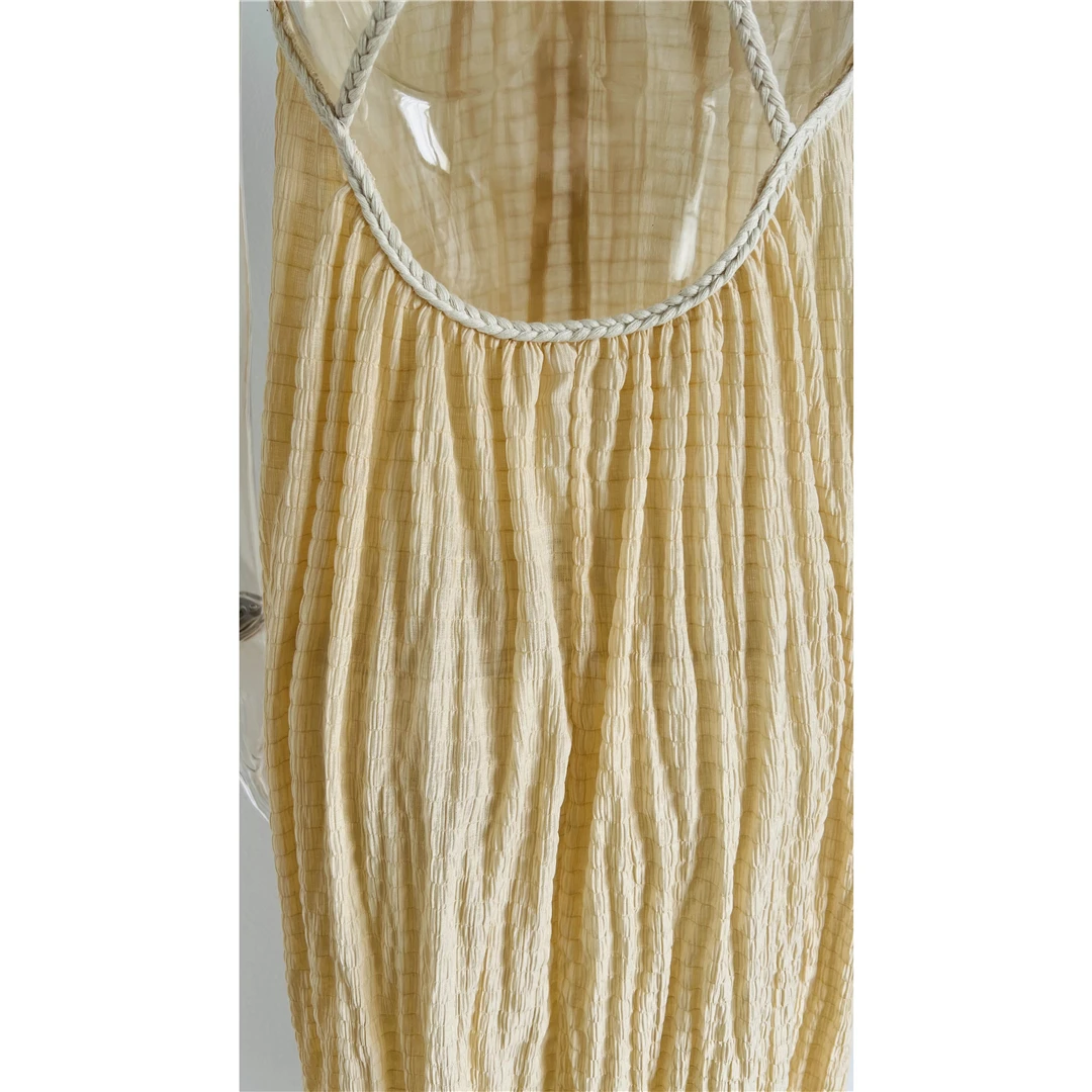 5 Farben, rückenfreies, ausgestelltes, gehäkeltes, gestricktes Tunika-Strandkleid, Strandkleid, Strandmode, Damen, V5429 – Detail 23