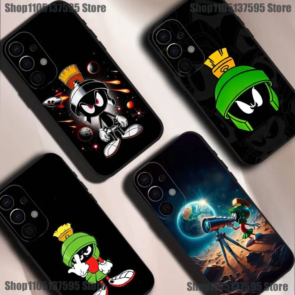 M-Marvin The M-Martian Phone Case For Samsung S25,S24,S21,S22,S23,S30,Ultra,S20,Plus,Fe,Lite,5G Black Cover