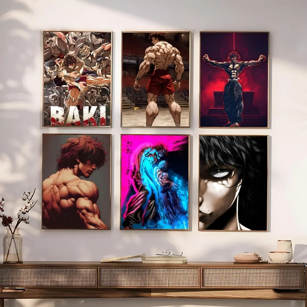 Japanese Anime Baki Hanma Poster Paper Print Home Living Room Bedroom Entrance Bar Restaurant Cafe Art Painting Decoration