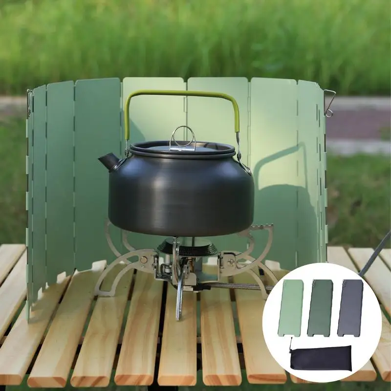 

Camp Stove Windscreen Folding Camp Stove Windscreen Lightweight Windshield Cooker Stove Screen Cooking Utensils For Backpacking