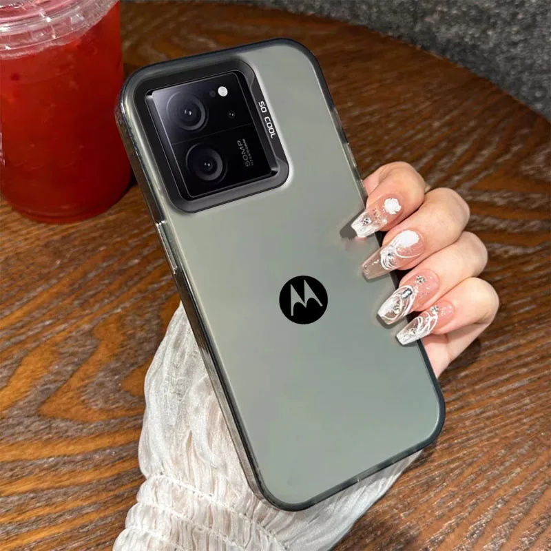 Luxur Laser Phone Case For Motorola Moto E32 E22 E22i E13 E20 E30 E40 E14 E7 Plus Cases Hard Anti-drop Matte Cover