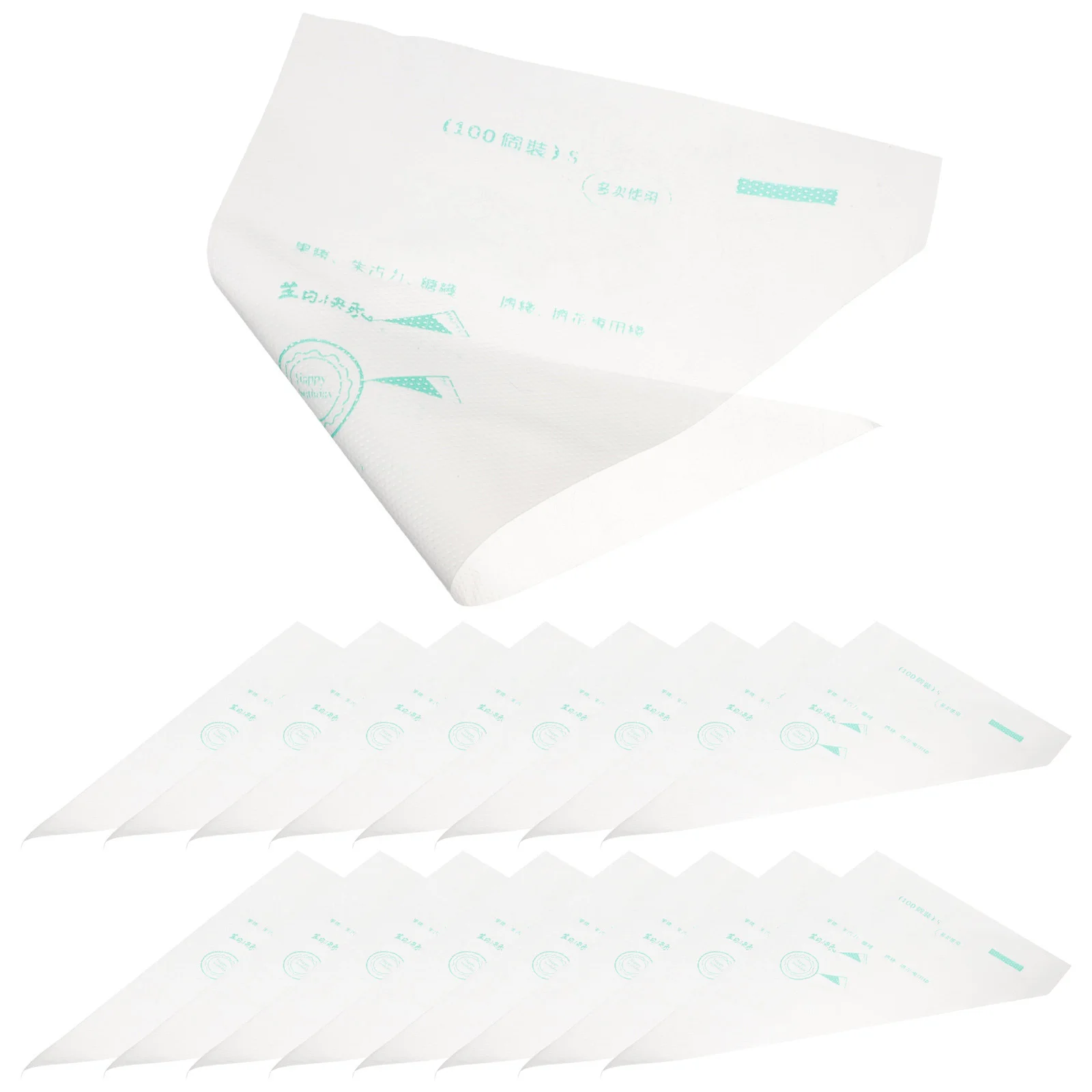 

200Pcs Frosting Bags Disposable Easy Cut Fill Squeeze Operation Perfect for Cake Cookies Ice Cream Baking Needs