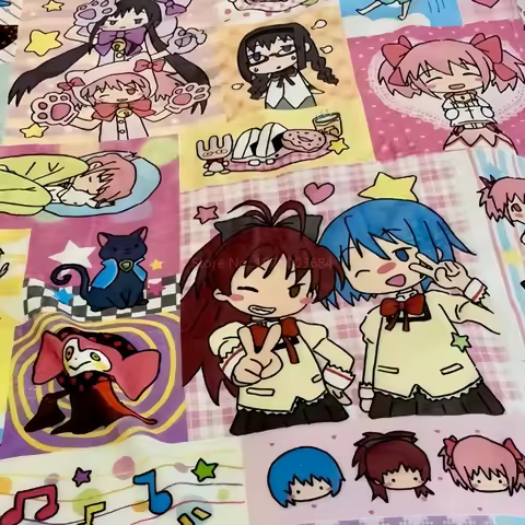 Puella Magi Madoka Magica Nap Anime Pattern Blanket Cute Girl Wind Winter Warm Blanket Anime Peripheral Christmas Gift