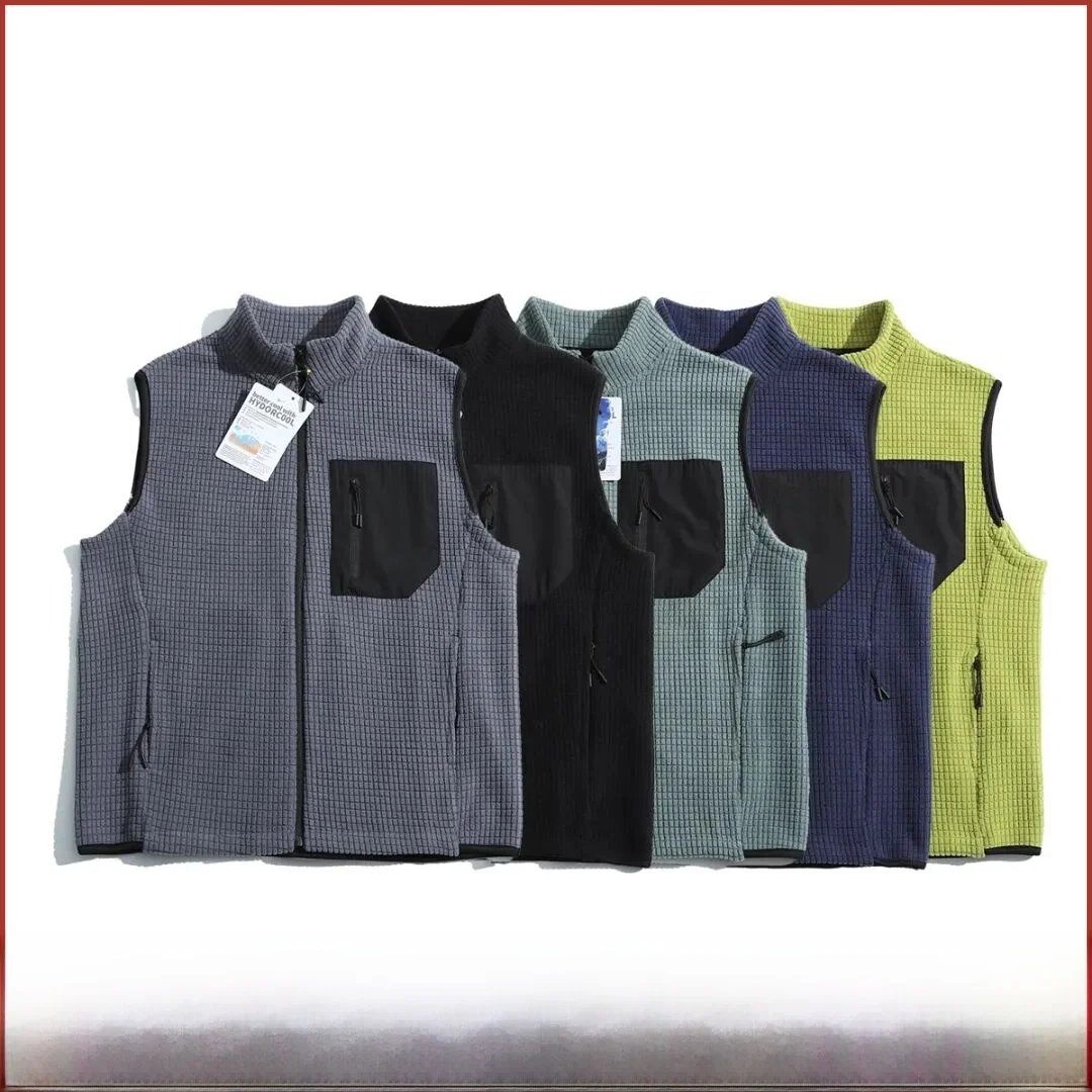 

Outdoor Leisure Sports Warm Windproof Double-sided Fce Vest Men Women Sle Autumn Winter Training Cycling Fce Vest