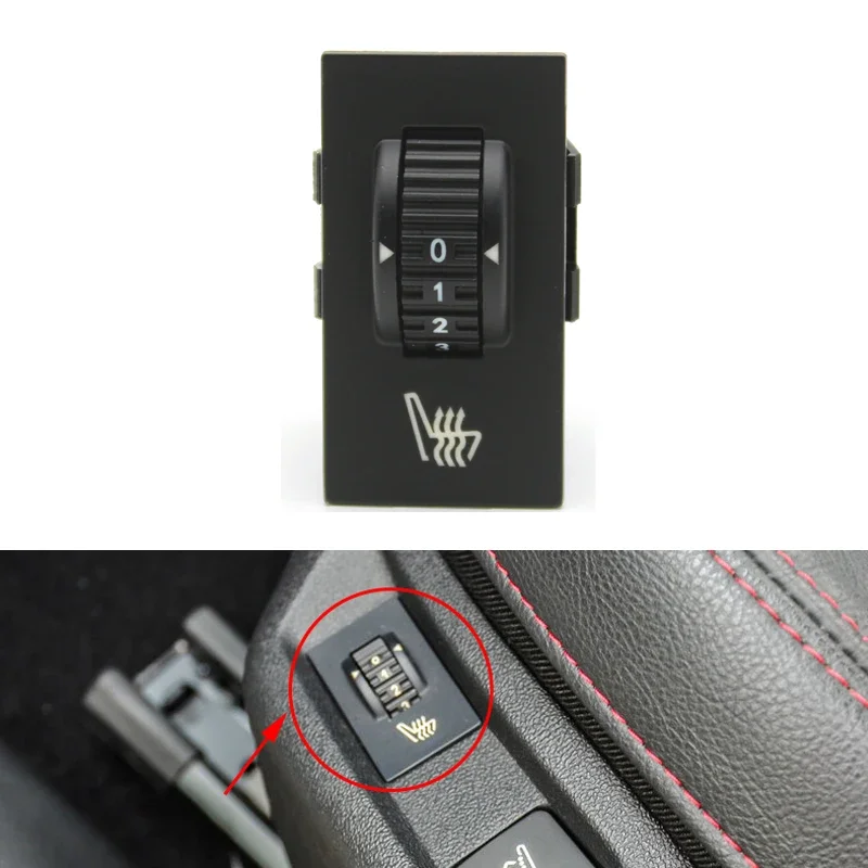 Fitting For Citroen C5 For Peugeot 207 308 407 508 607 807 508 3008 RCZ Car Seat Heating Control Switch Accessories