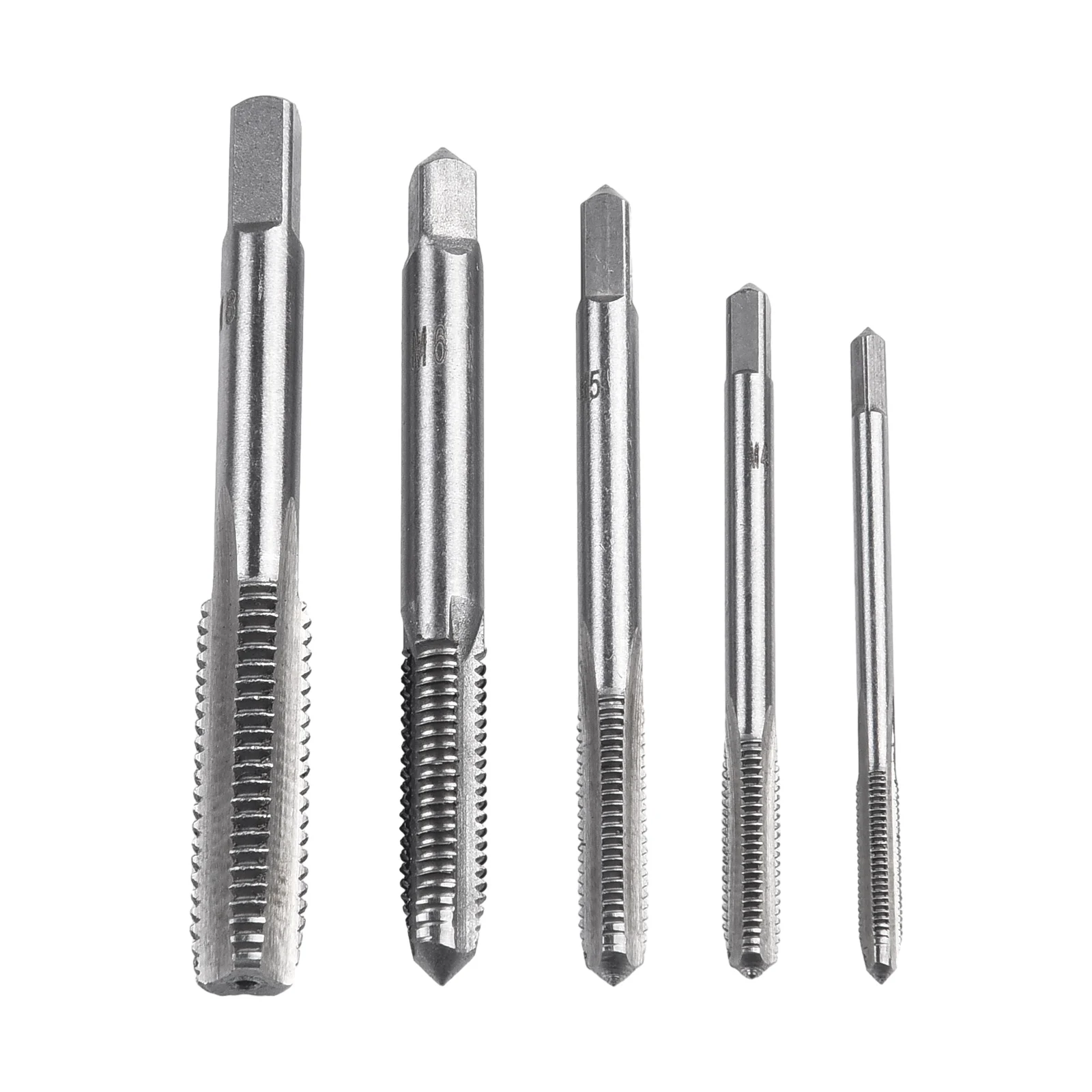 Industrial HSS Metric Taper Plug Tap Set Right Hand Thread Tapping Drill Bits Straight Flute Screw Thread Tap Drill Bit Freeship