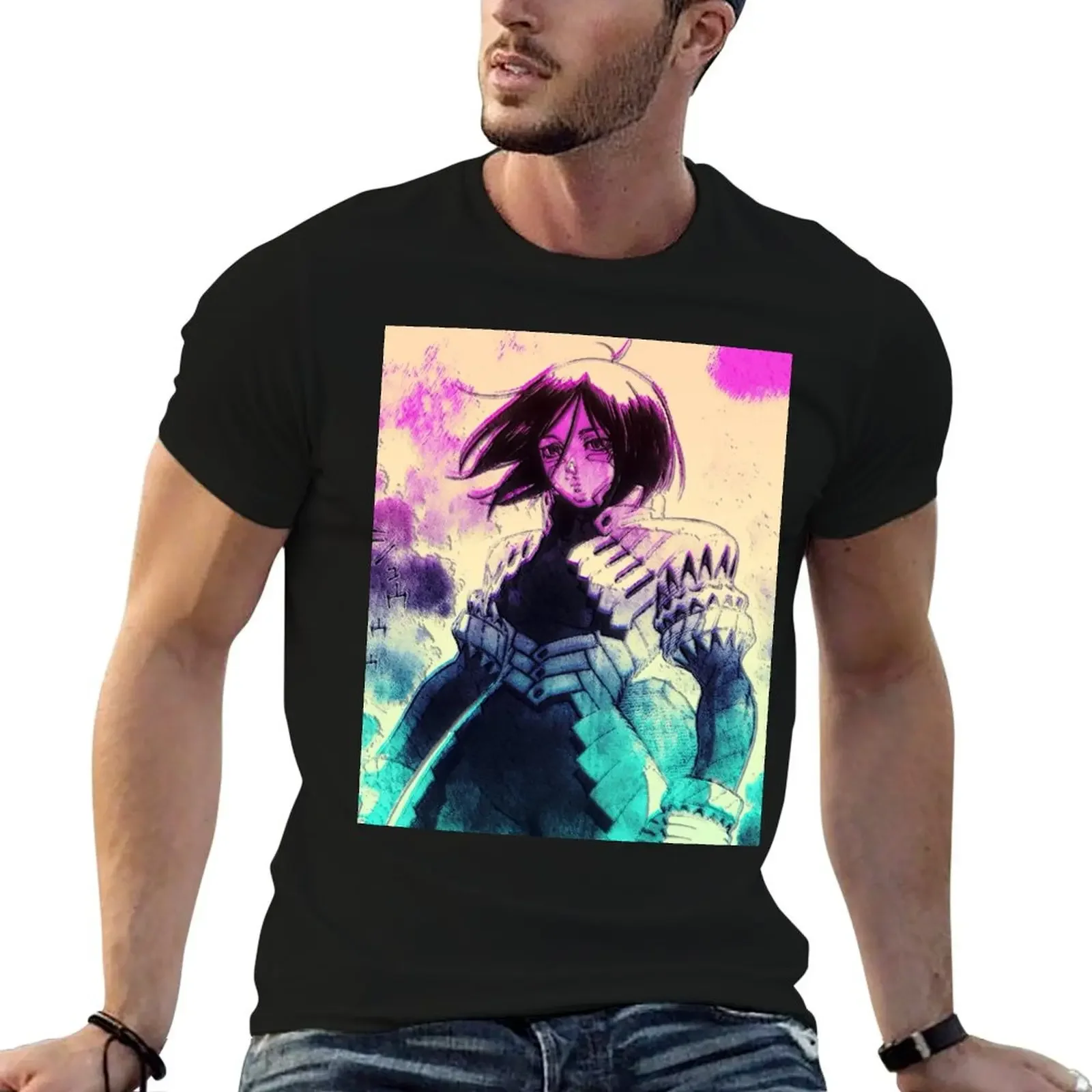 

Resurrection - Battle Angel Alita / Gunnm T-Shirt vintage t shirts plus size tops mens clothes