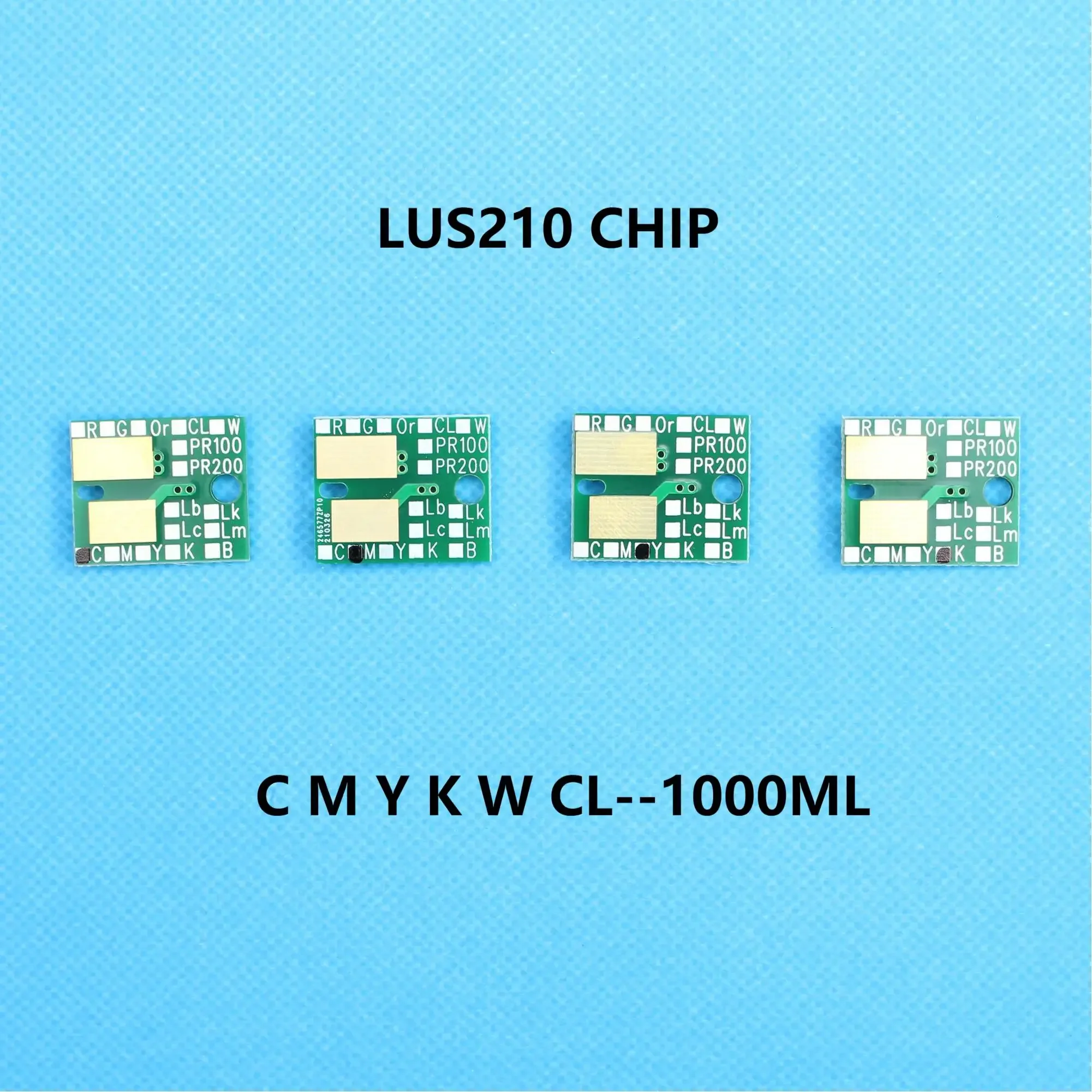 LUS210 UV Ink Bottle Chip, LUS 210 Replacement Ink Chip Compatible for Mimaki UJV100-160 UV Printer Ink Cartridge Chip