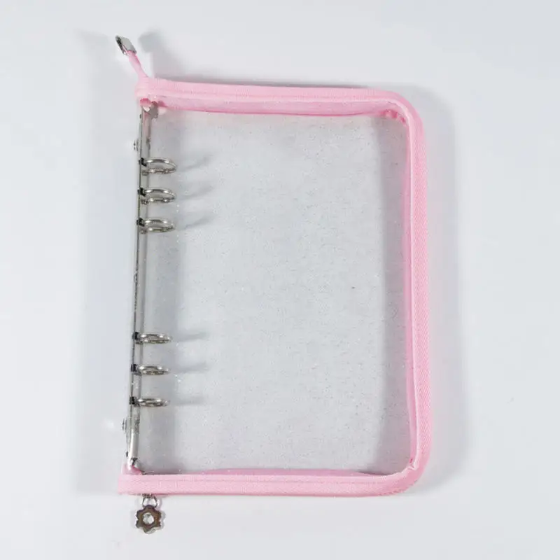 ألبوم سحاب A5 Binder Kpop Photocard جمع كتاب صور بطاقات 6 حفرة A5 فضفاضة ورقة دفتر قذيفة 3/5 بوصة بطاقة ألبوم التخزين #5