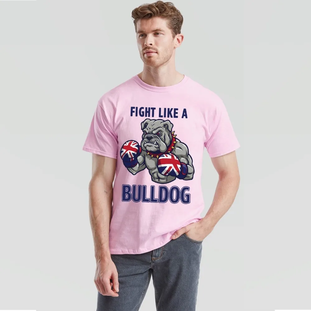 Union Jack Bulldog T-Shirt British Great Britain & UK Flag Tee for Adults T Shirt Harajuku Aesthetic Clothes Streetwear Tees