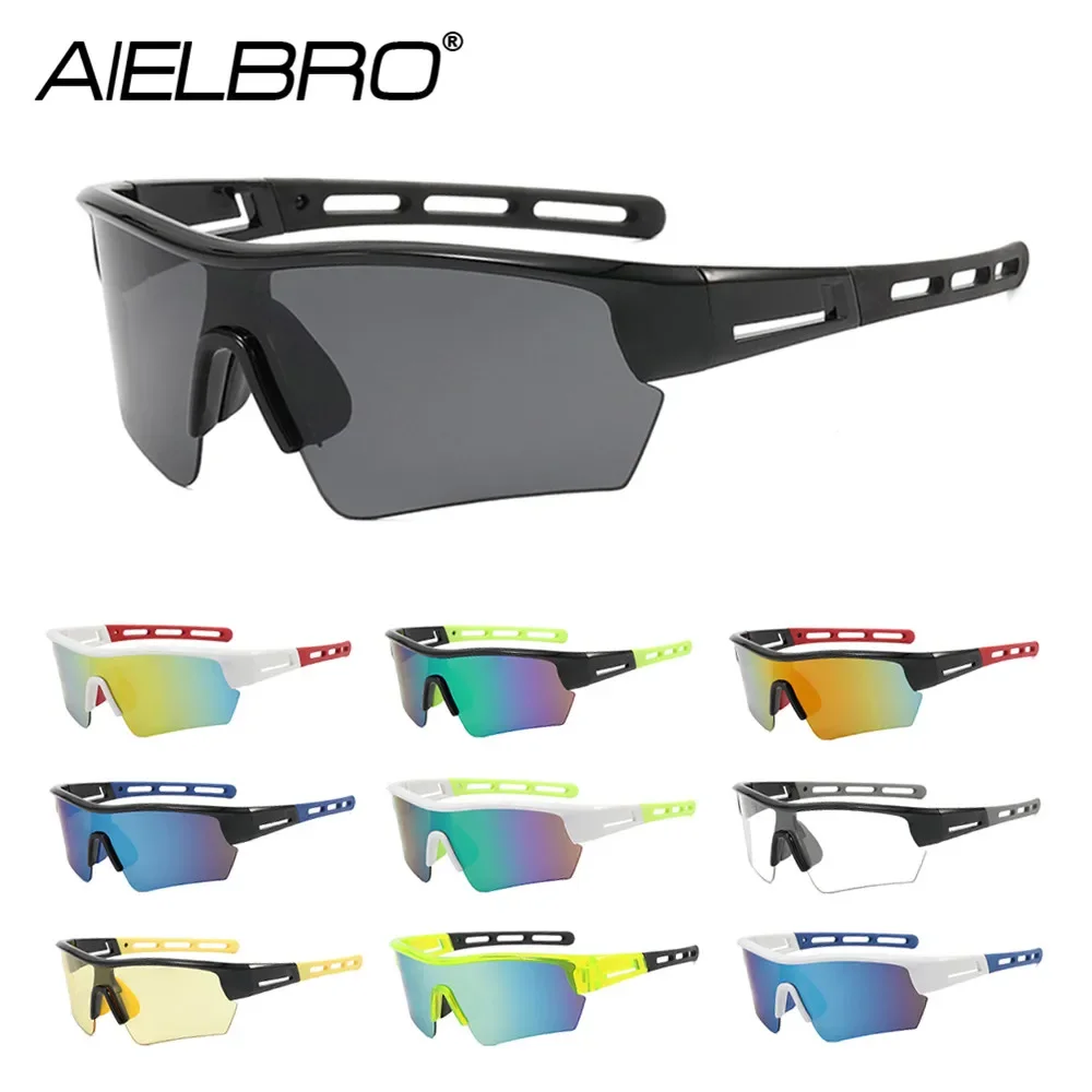 AIELBRO Cycling Glasses for Men Sport Men's Sunglasses Polarized Glasses Women's Sunglasses Safety Goggles Sunglasses for Men