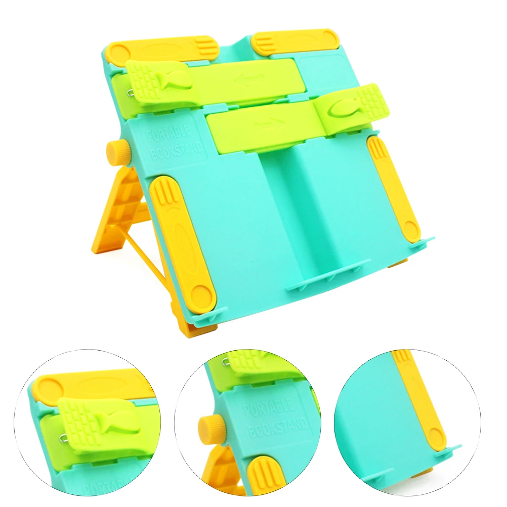

Adjustable For Students Studying Rack Holder Freestanding Bracket Foldable Reading Kids Portable Retractable Desktop Book Stable