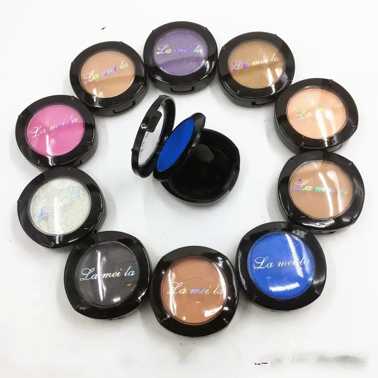 12 Color Sliver Glod Black Nude Eyeshadow Makeup Matte Shimmer Eye Shadow Palette Make up Glitter Eyeshadow With Brush Mirror