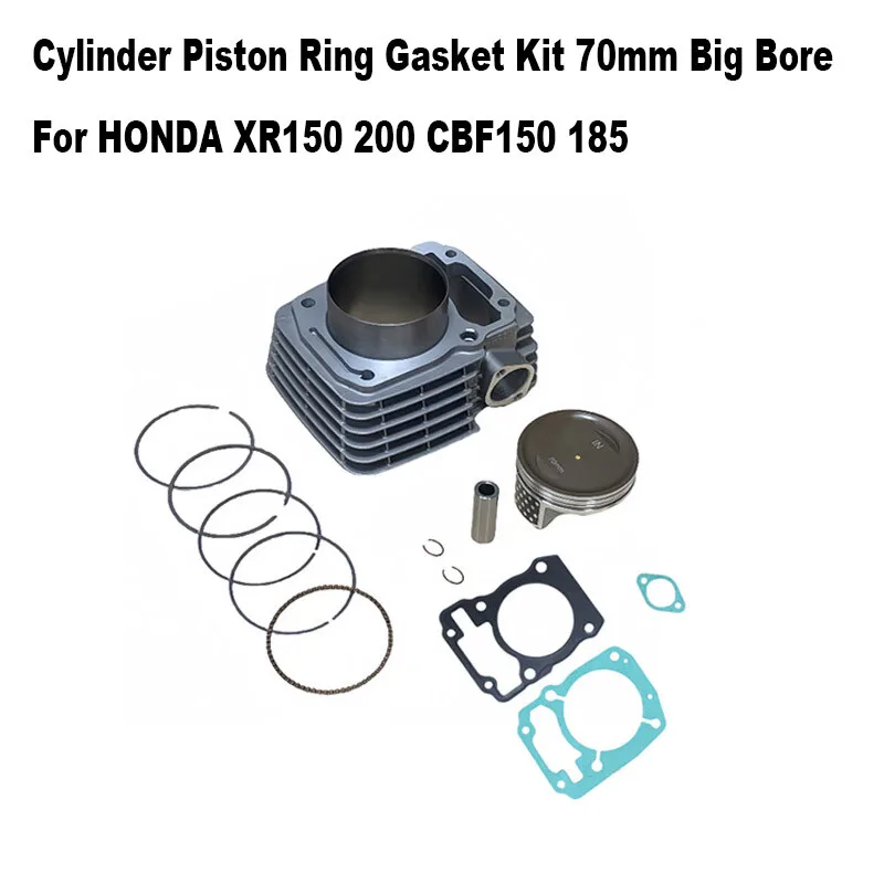 لهوندا XR150 CBF150 CRF150F تعديل ترقية إلى CBF185 CBF200 XR200 CBF233 70 مللي متر دراجة نارية كبيرة تتحمل اسطوانة عدة 233CC #1