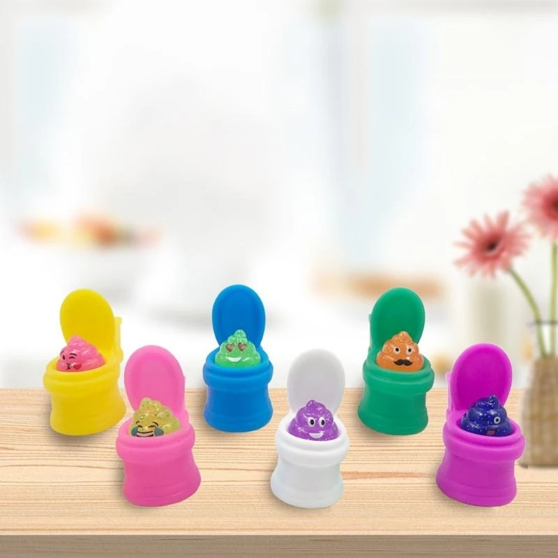 R6FD Toilet Poop Toy Stress Ball Stretchy Soft Stress Relief for Adults