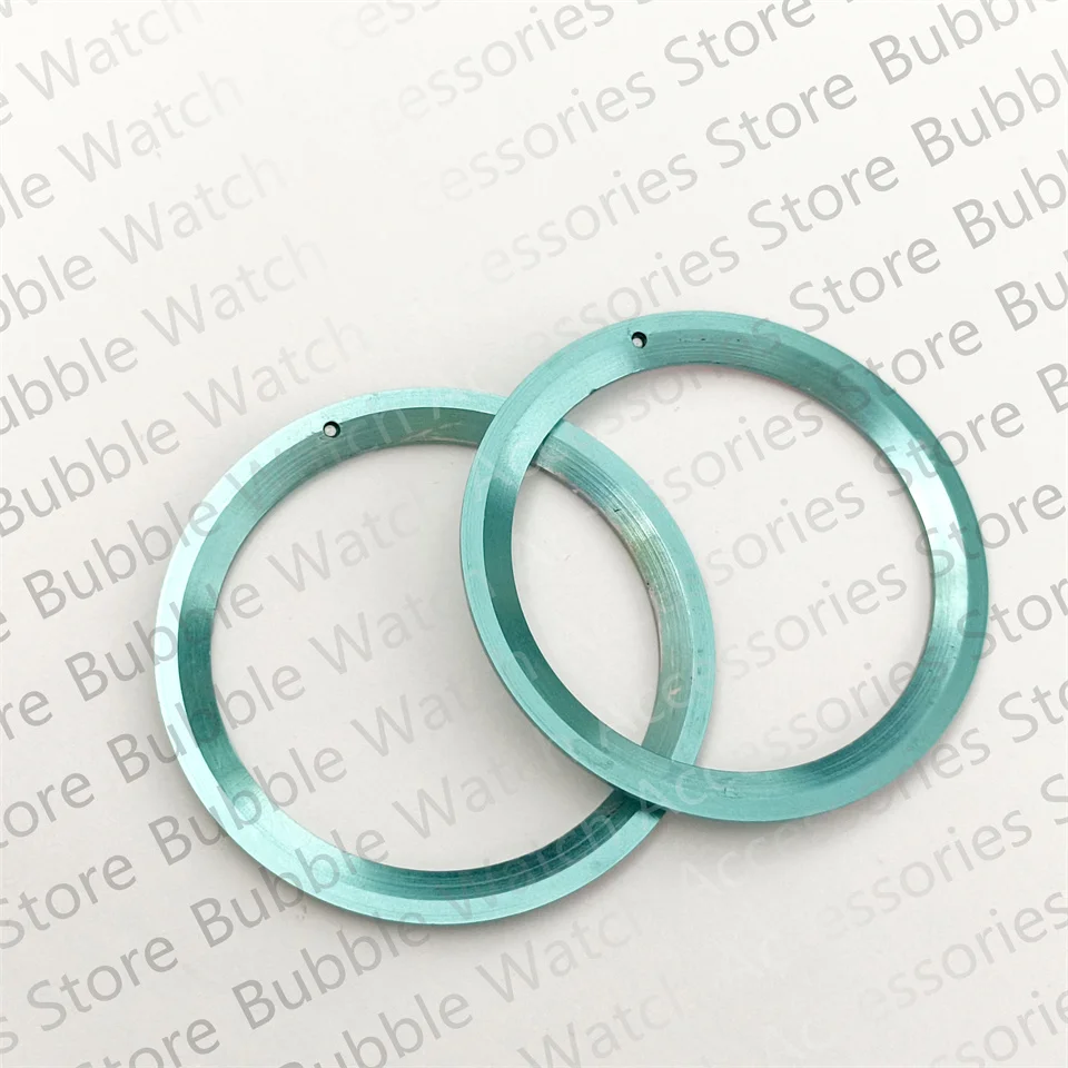 38MM Rosa Blu Verde Colori contrastanti Inserto lunetta in alluminio adatto per cassa dell'orologio Rlx Water Ghost GMT 8215 8200