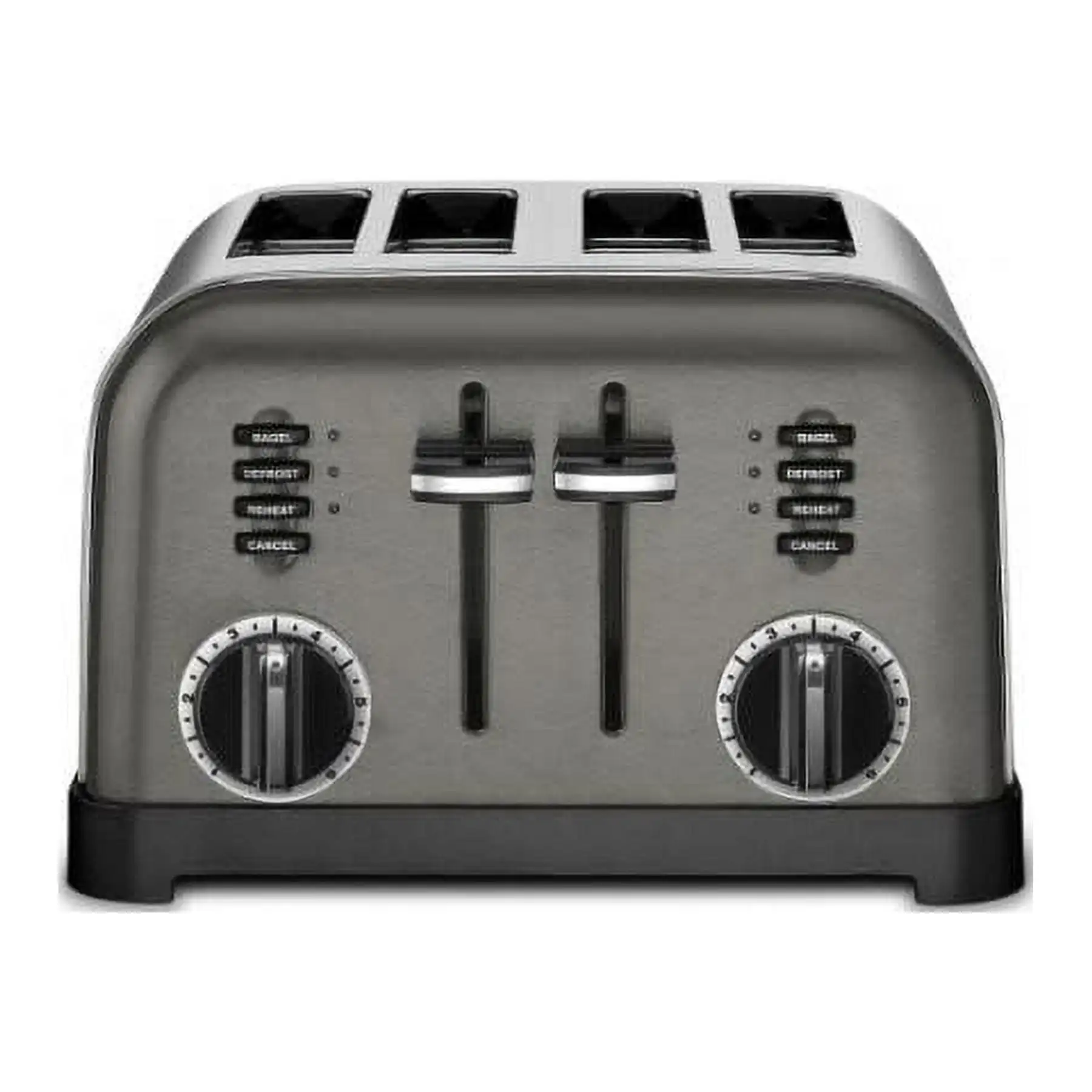 

4 Slice Metal Classic Toaster, New, CPT-180BKSP1
