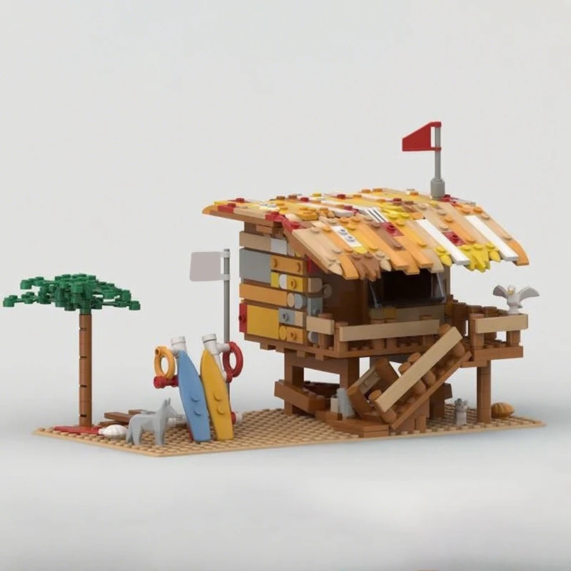 

468 шт. MOC пиратский шок, строительные блоки, волшебное дополнение к рождественскому зданию, радость, рождественский подарок для детей