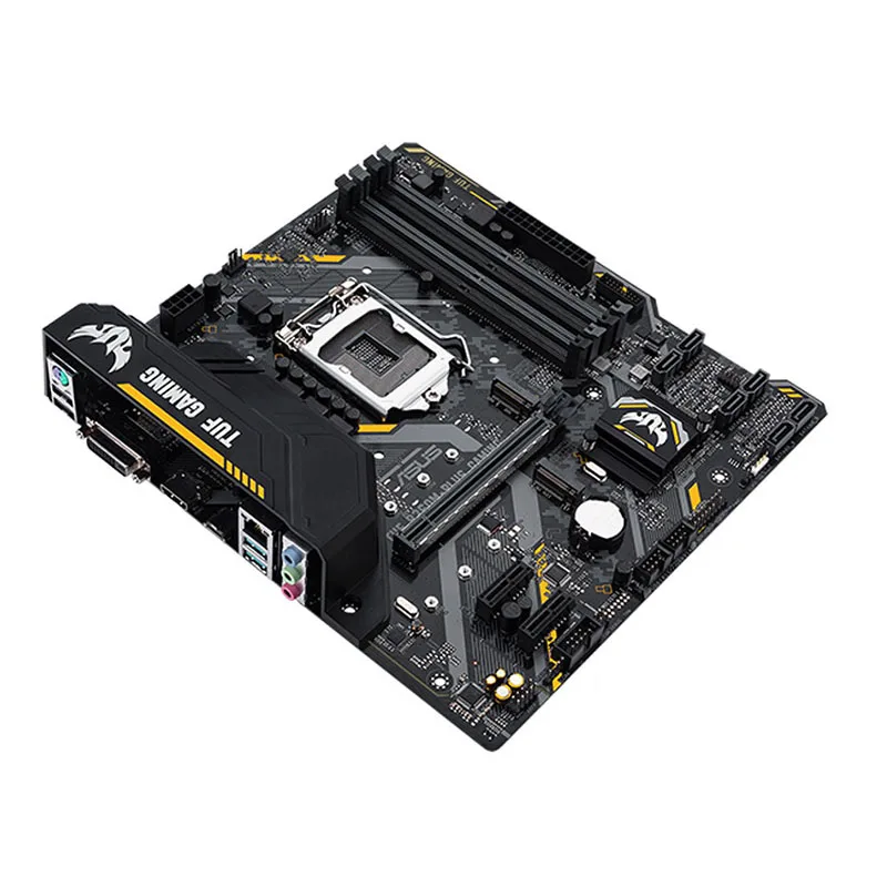 Asus Tuf B360M-PLUS Gaming Computer Moederbord Lga1151 Intel B360 M.2 Micro Atx Ddr4 Dimm Sata Iii Ondersteuning I7/I5/I3 Usb3.1 Gen2