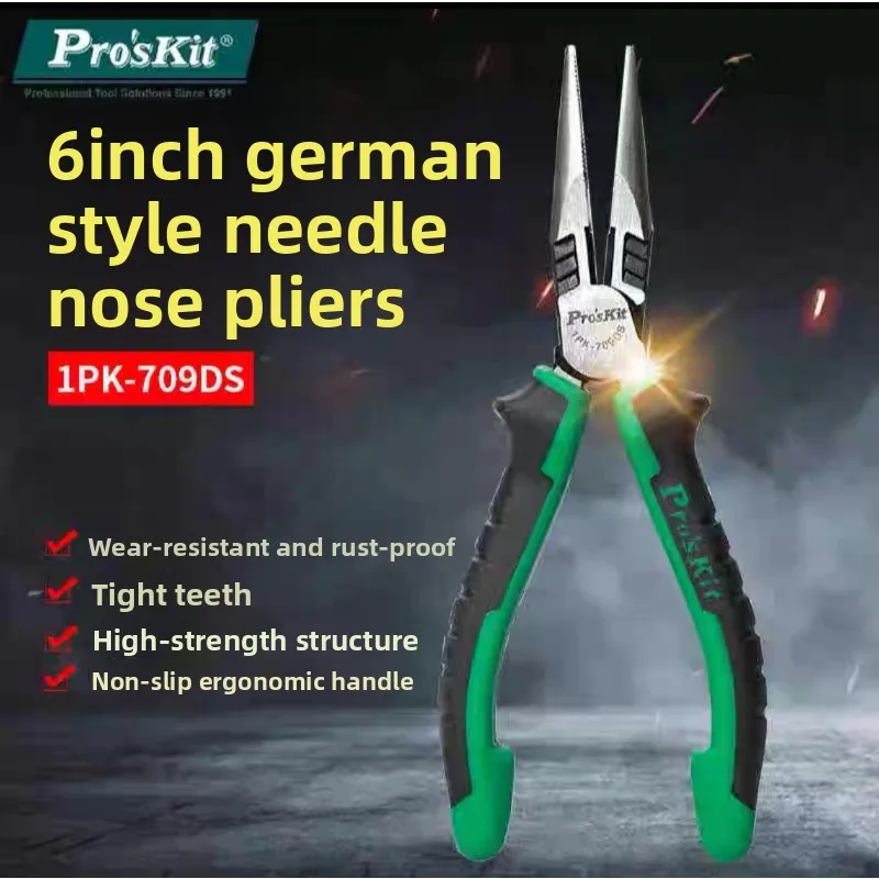 

Pro'sKit 1PK - 709DS 5 - inch and 6 - inch Multi - functional Electrician's Needle - Nose Pliers Ideal for Tool Parts