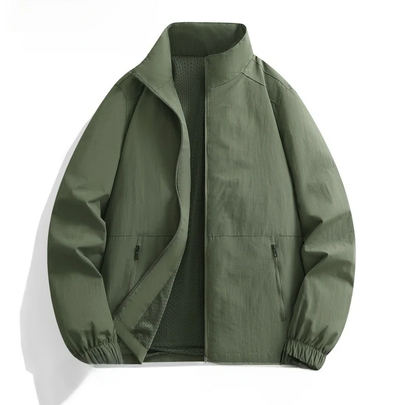 

Свободная мужская повседневная ветровка Busin Jaet, ветрозащитная водонепроницаемая весенне-осенняя уличная ветровка с воротником-стойкой