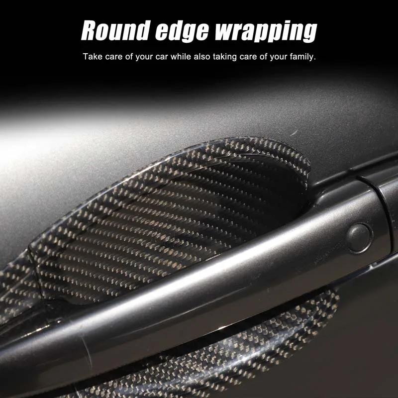 ألياف الكربون الحقيقية لمازدا MX-5 ND 2016-2025 مقبض السيارة الخارجي الباب السلطانية ملصق مزخرفة اكسسوارات السيارات الخارجية