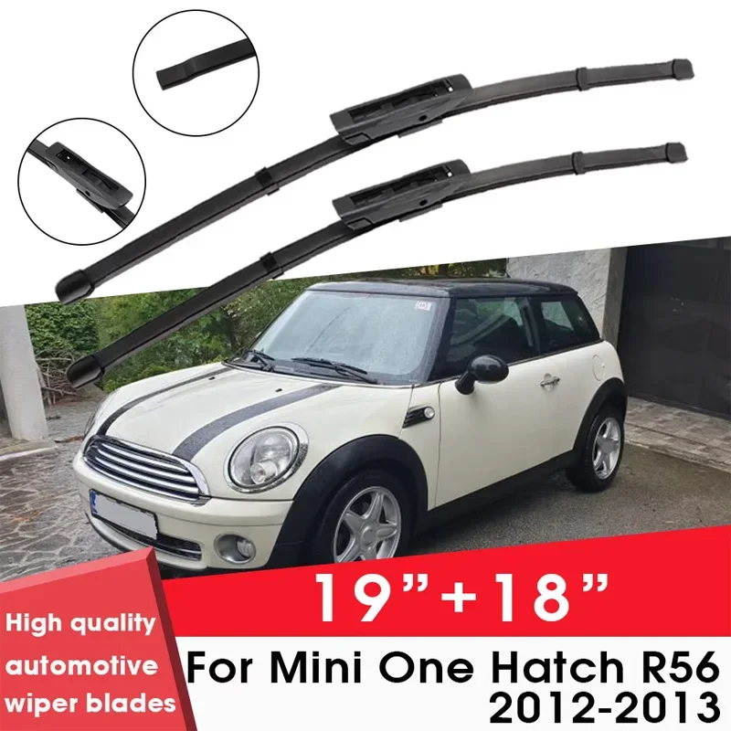 

Car Wiper Blade Blades For Mini One Hatch R56 2012-2013 19"+18" Windshield Windscreen Clean Rubber Silicon Cars Wipers