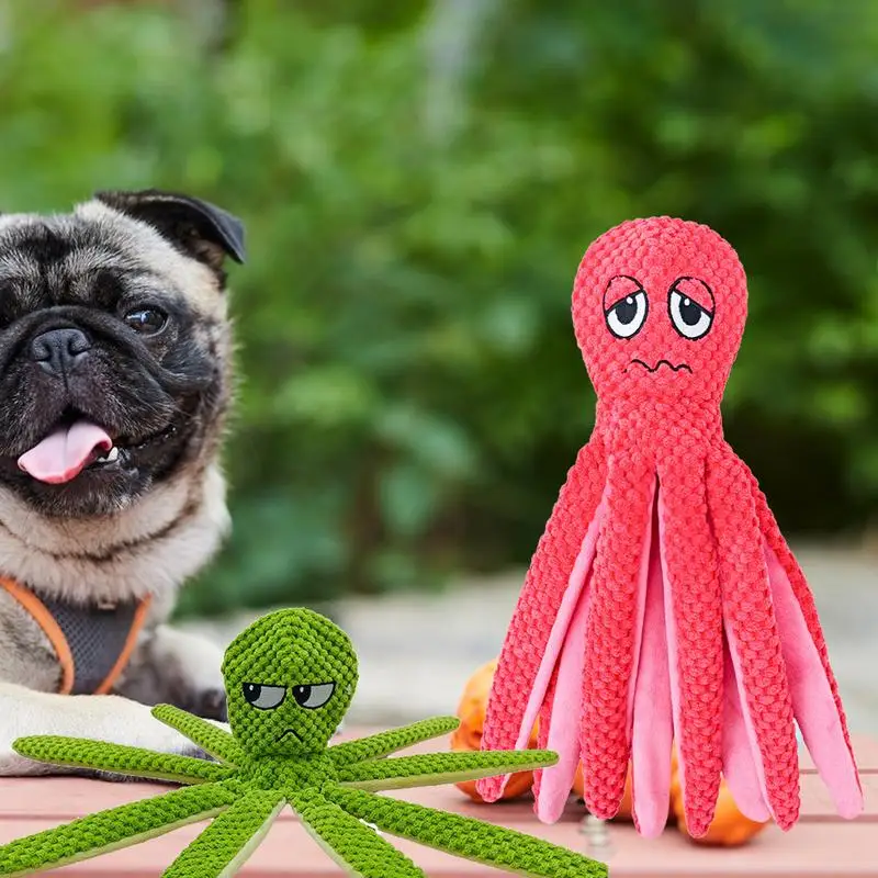 Dog Toys Chewable Teething Interactive Puppy Toys Octopus Dog Toy For Puppy Durable Portable Pet dog Playing Accessories