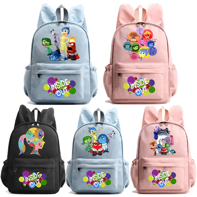 New Inside Out 2 Children School Backpack Kawaii Disney Backpack Cute Kids Backpacks Boys Girls School Supplies Birthday Gifts