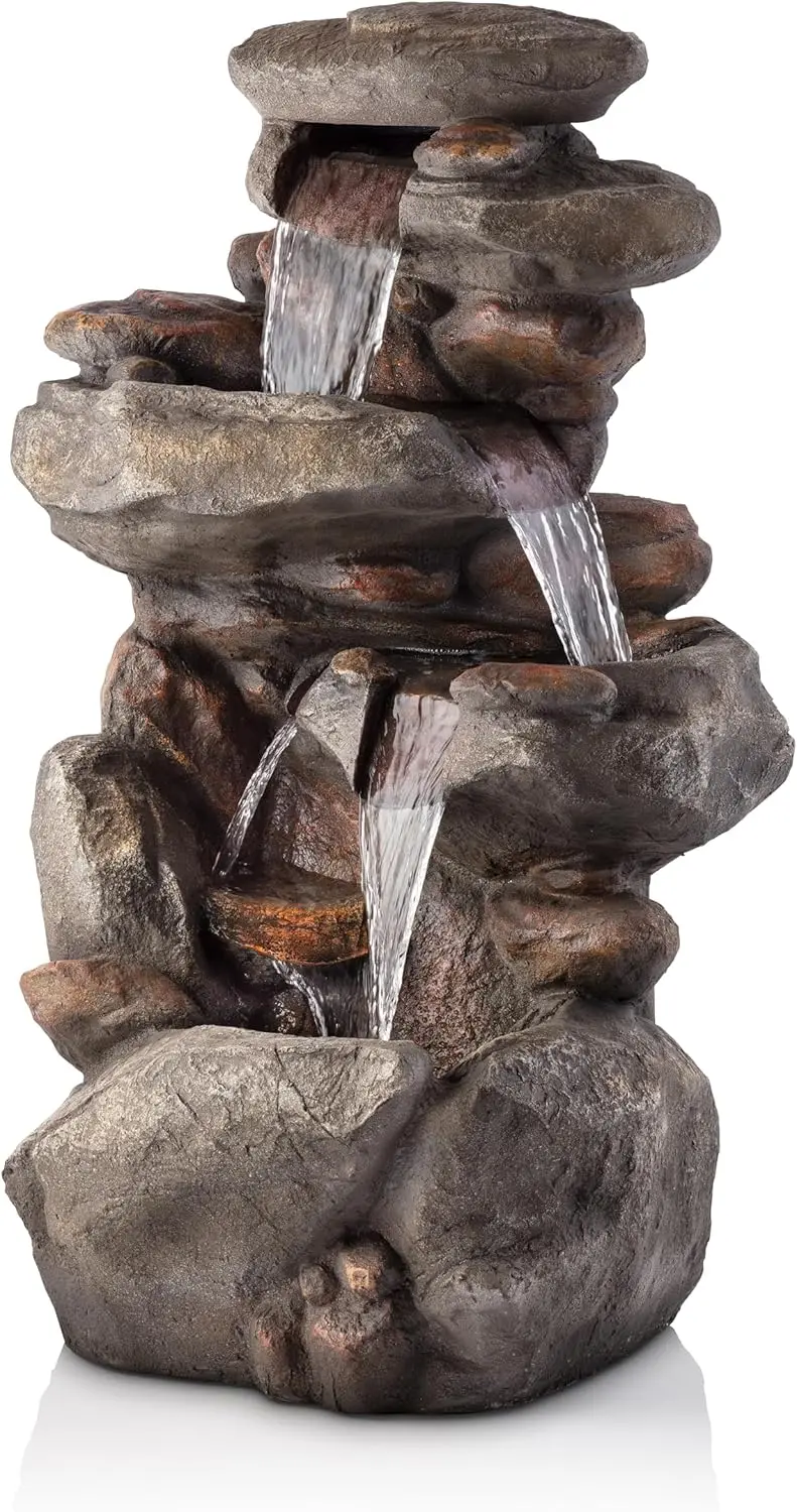 40" 4-Tier Rock Wat… - image