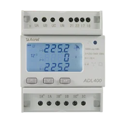 Acrel ADL400 MID certified Modbus 3 fasi 230/400V 80A Din Rail Modbus contatore di elettricità contatore di potenza per caricabatterie EV