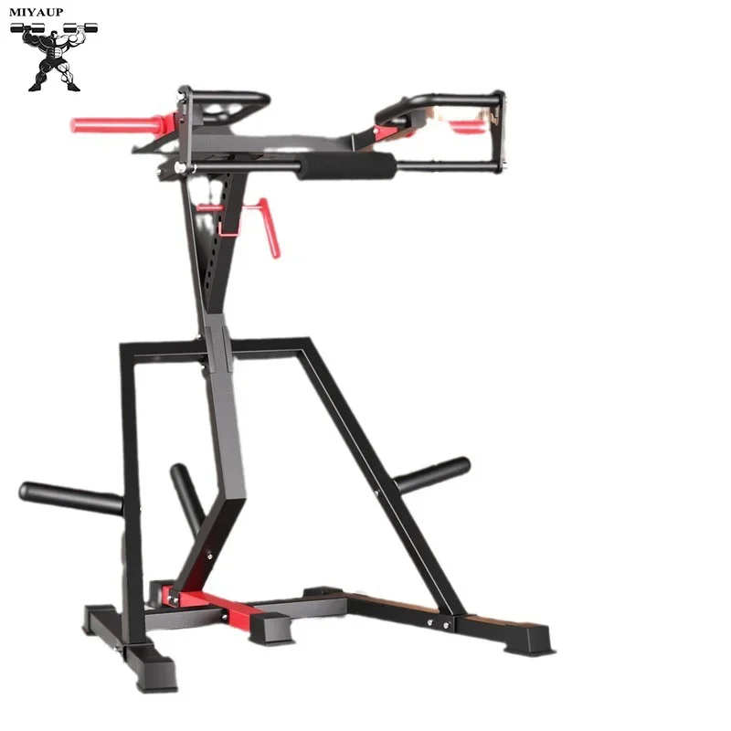 

-Huck Squatting Horizontal Push Frame, Weight Lifting Training All-in-One Machine