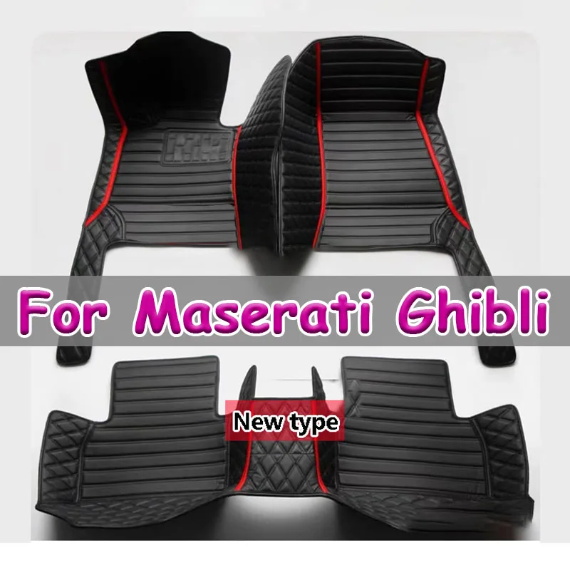 

Изготовленные на заказ 3D автомобильные коврики с полным покрытием для Maserati Ghibli 2014-2018 GranTurismo Levante Quattroporte, аксессуары для интерьера