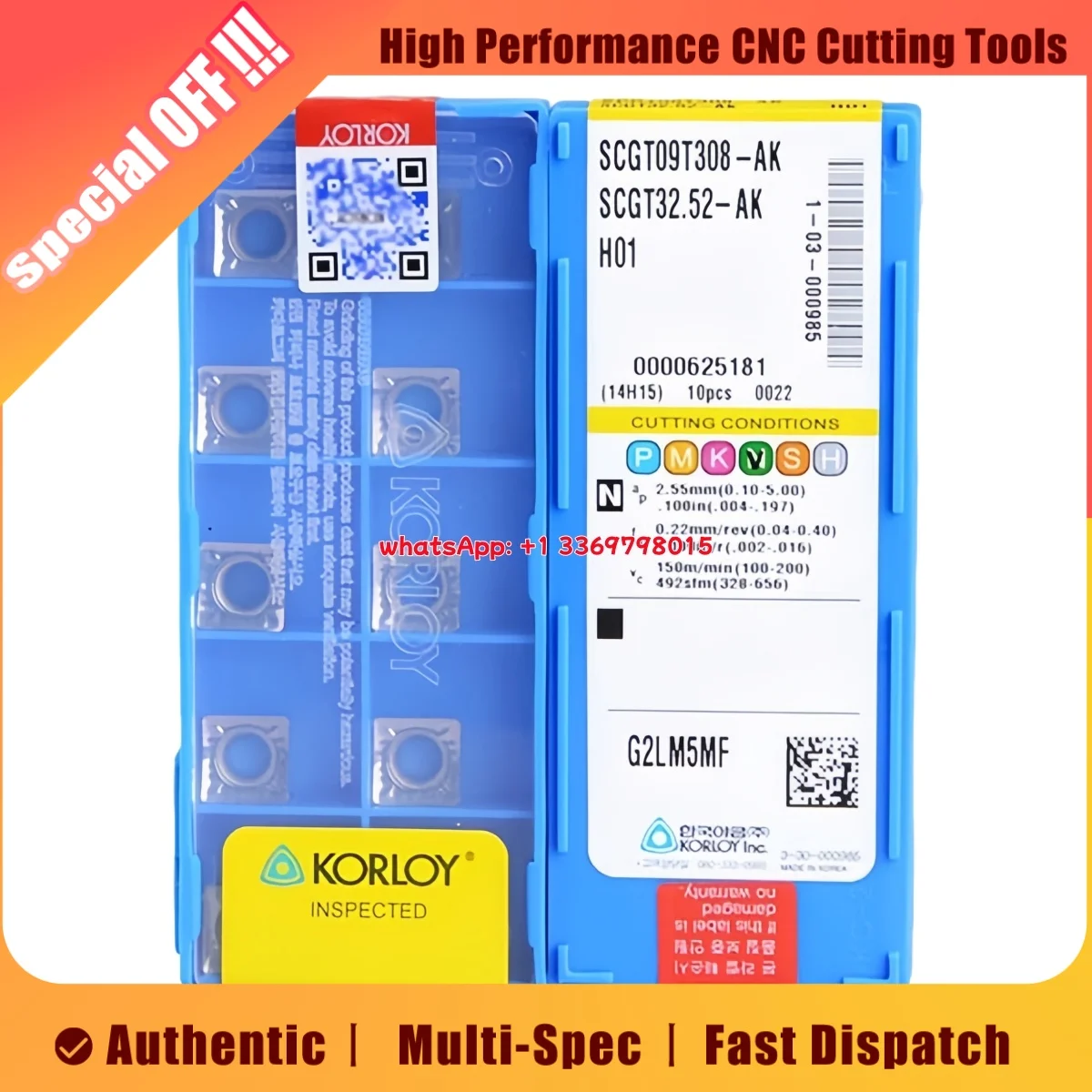 

Оригинальная токарная пластина SCGT SCGT09 SCGT12 SCGT09T3 04 08 SCGT1204 04 08-AK H01