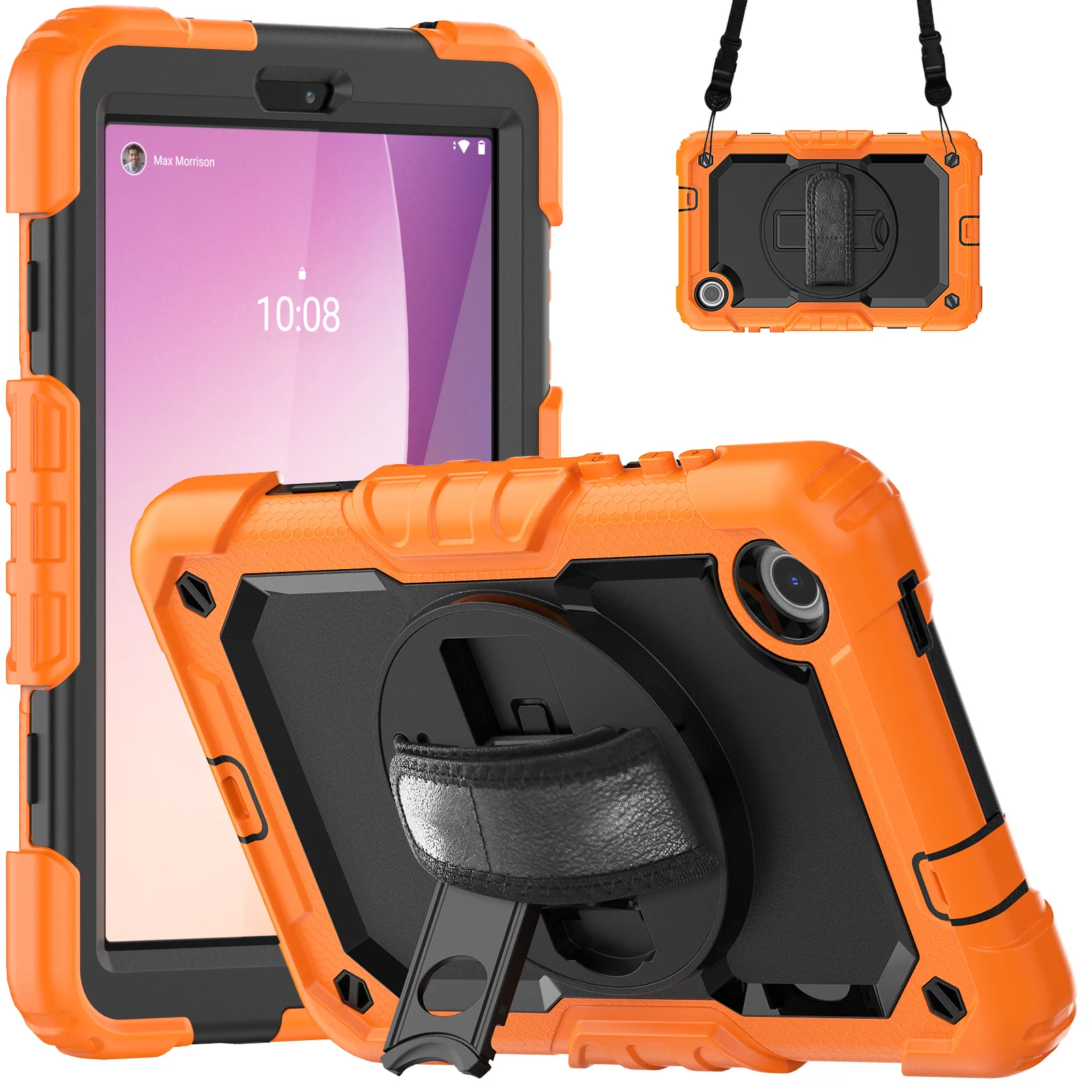 

Heavy Duty Case For Lenovo Tab M9 TB-310FU 310XU M8 2nd 3rd 4th TB-8505F 8506F 8705F 3-Layer Protect Cover With Screen Protector