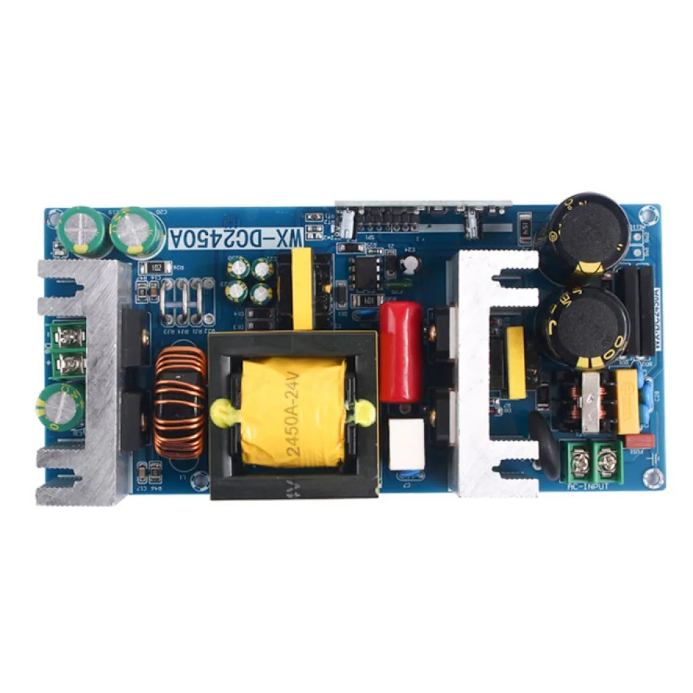 24V 20A 500W スイッチング電源モジュール ハイパワー AC-DC コンバータ 安定化電源ボード 短絡保護機能付き