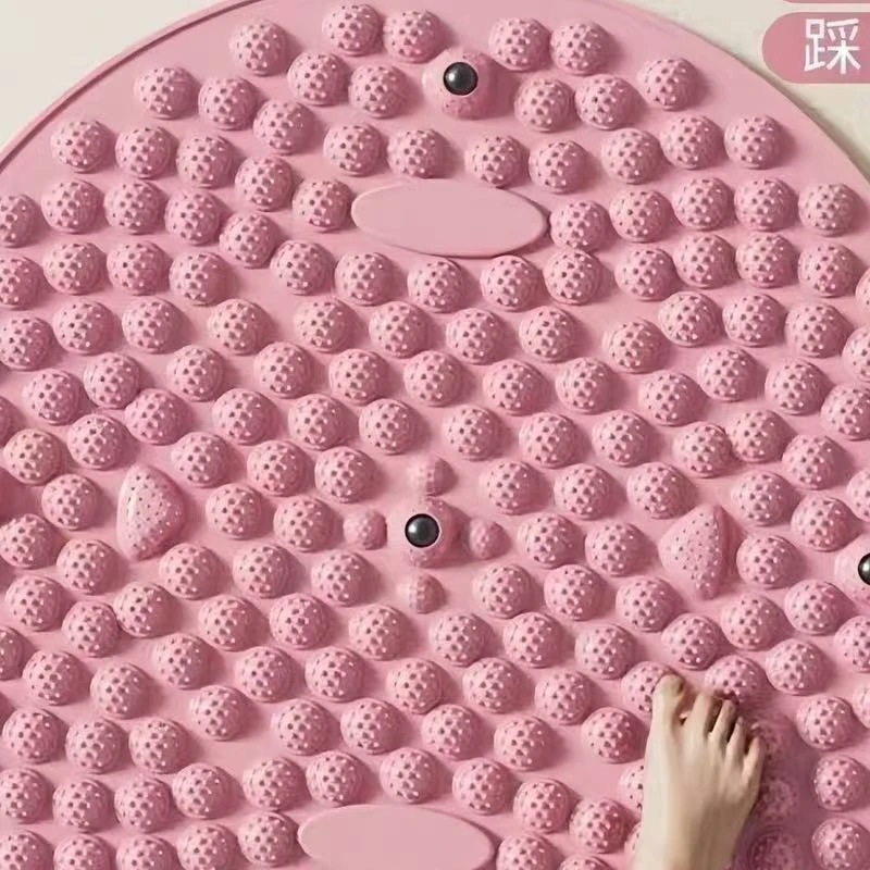 

Массажный коврик для акупрессуры стоп, расслабляющий мышцы, для пилатеса, фитнеса, йоги, тренировок, круглый тренировочный коврик для ног