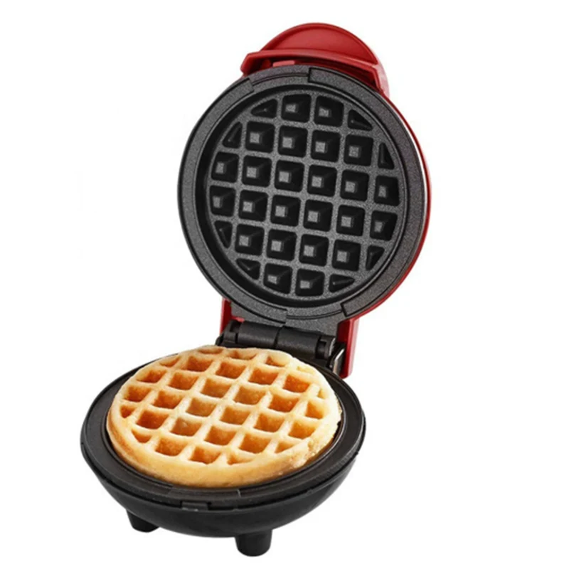 الولايات المتحدة التوصيل المحمولة صانع الوافل الكهربائية الصغيرة غير عصا عموم سهلة التنظيف للأطفال الإفطار محمصة آلة كعكة البيض ساندويتش